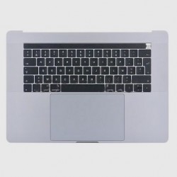 topcase complet Macbook pro 15 A1707 touchbar argent NEUF