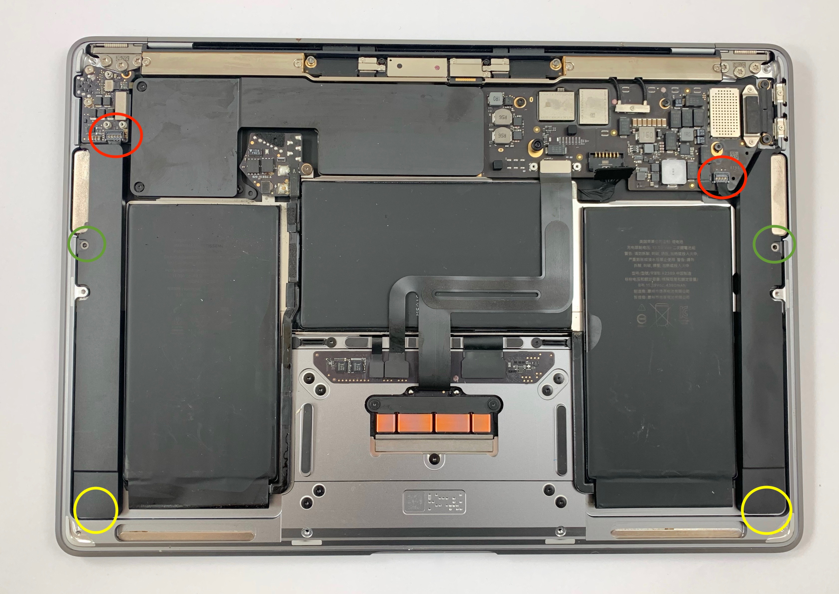 Changement de batterie macbook A2337
