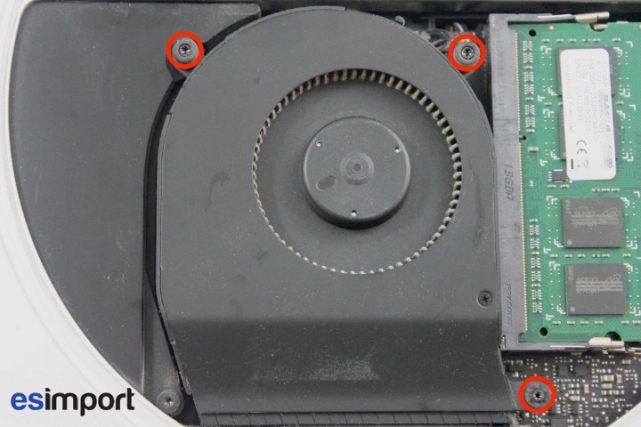 Démontage carte-mère Mac Mini A1347 Mi 2011