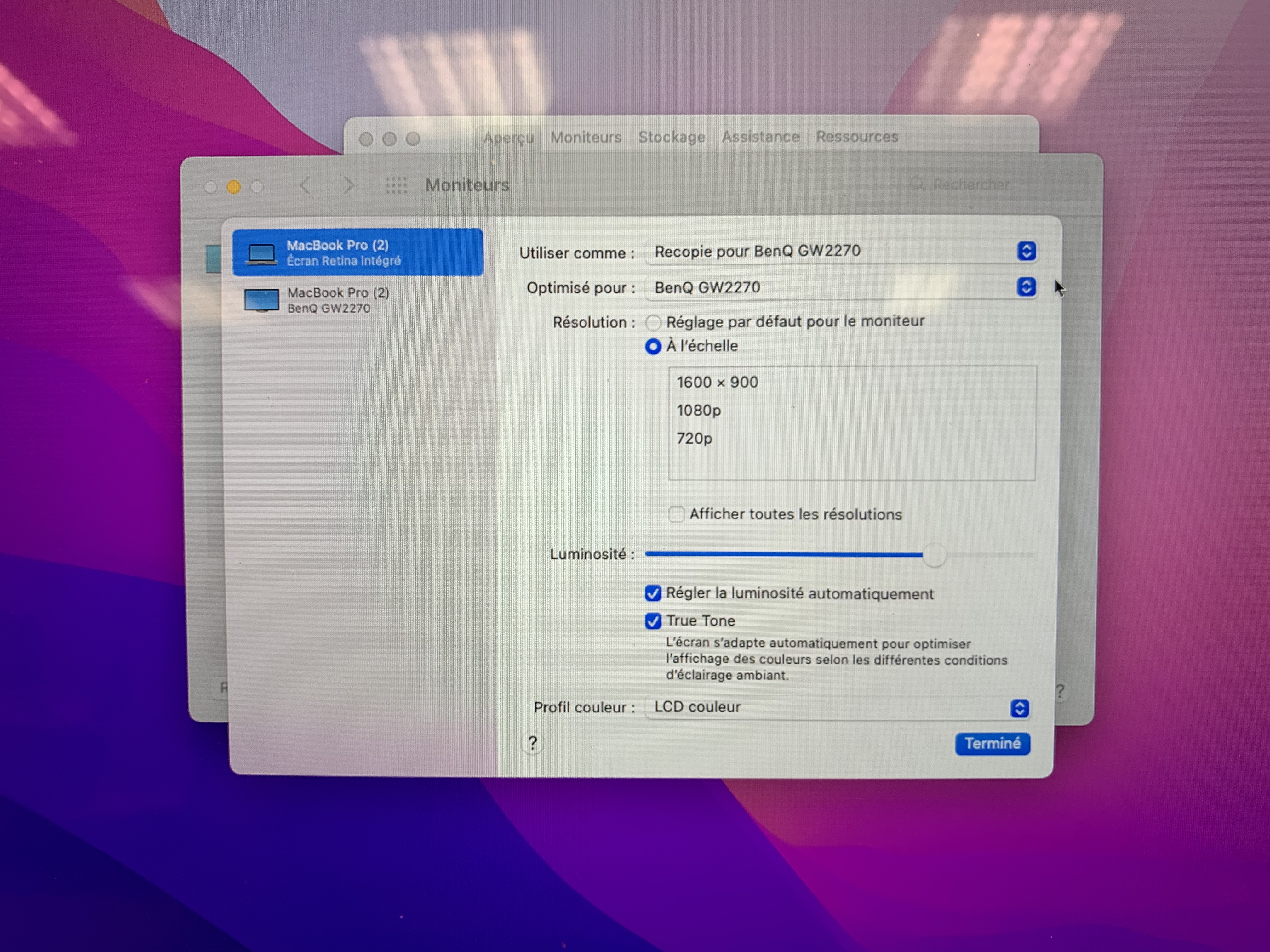 Utiliser un écran externe sur MacBook / Imac