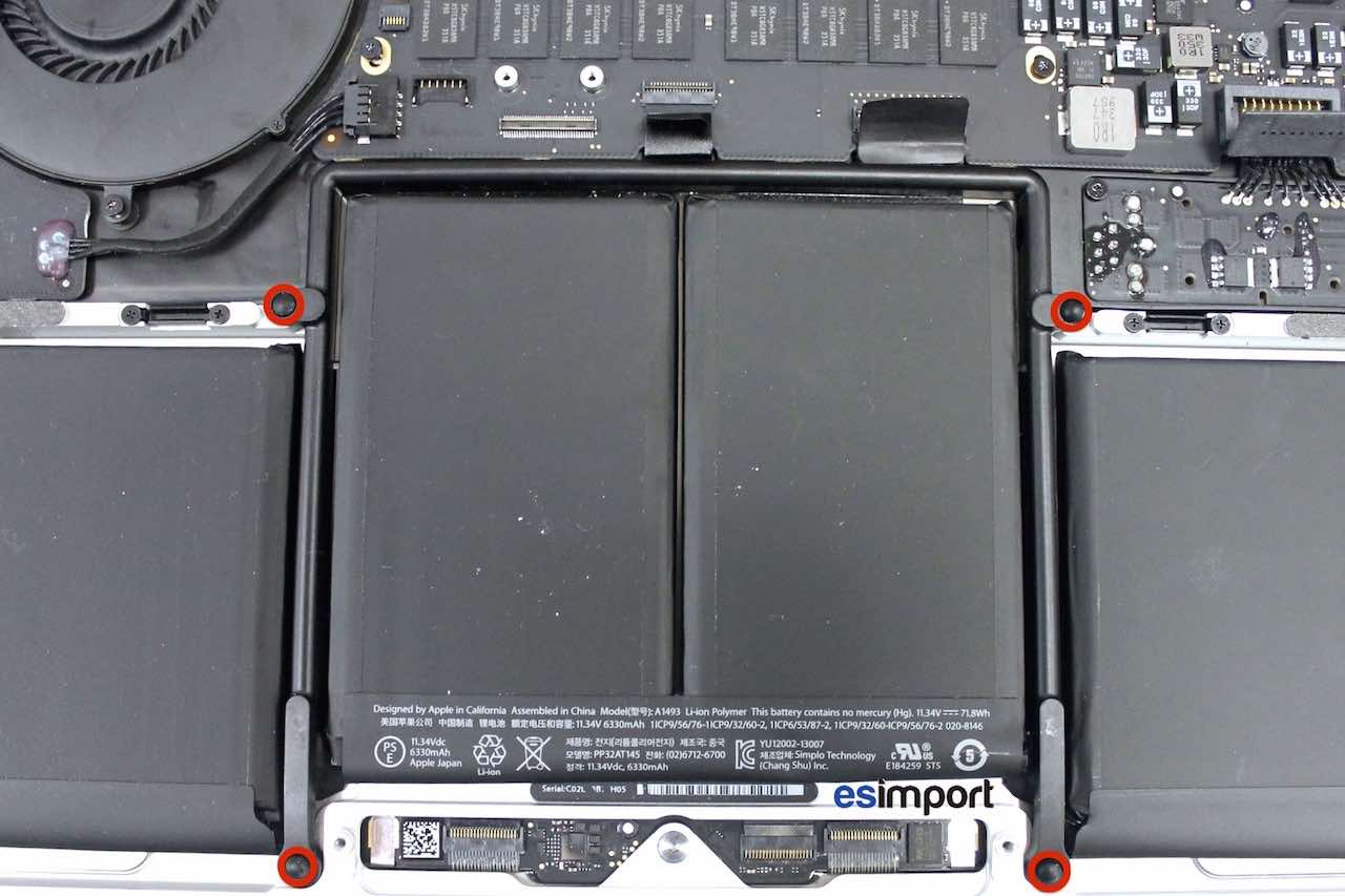 batterie macbook a1502