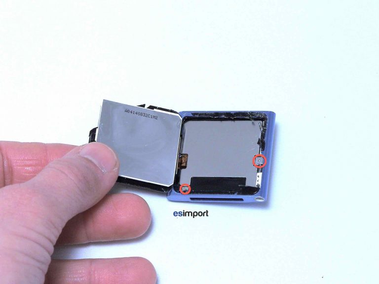 Changement de l’ensemble écran sur un iPod nano 6