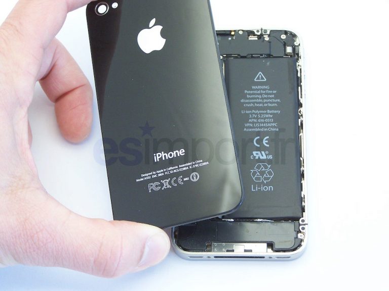 Remplacement de la batterie sur un iPhone 4