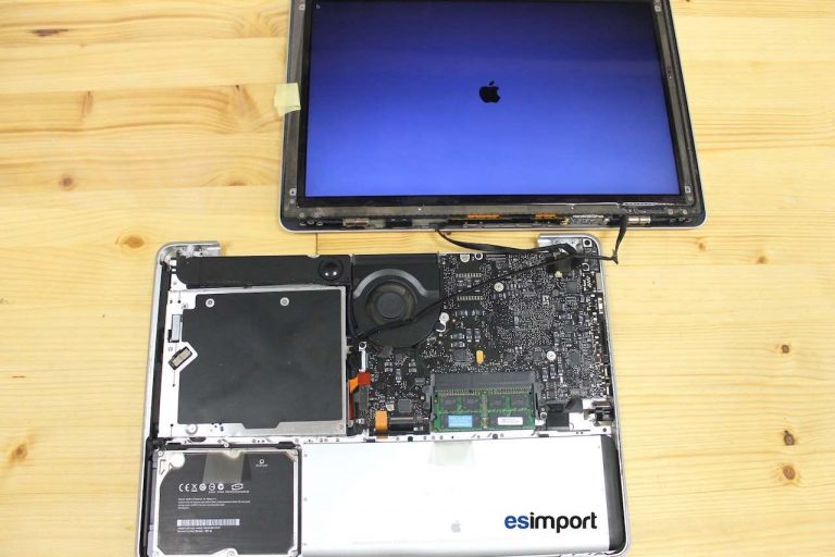Changement LCD macbook A1278