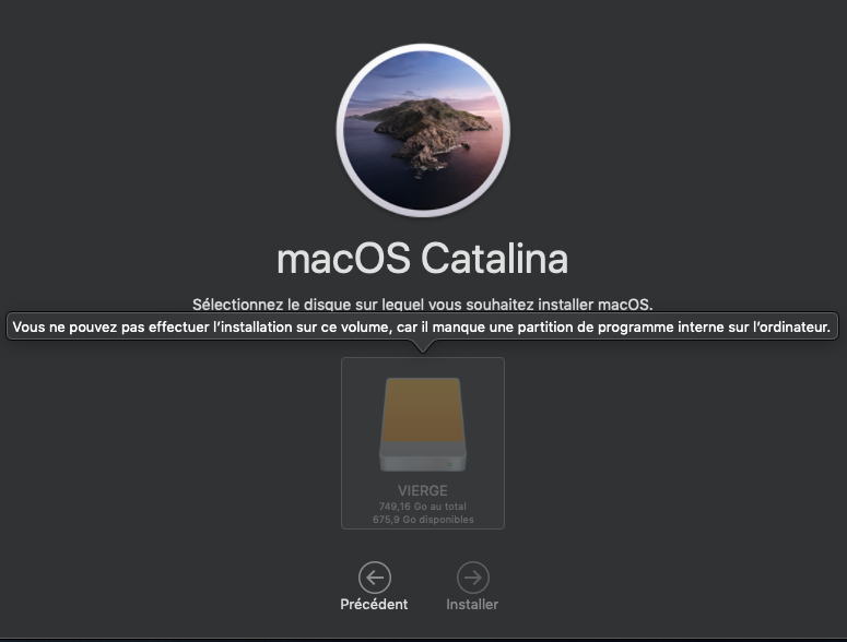 MISE A JOUR CARTE MERE MAC